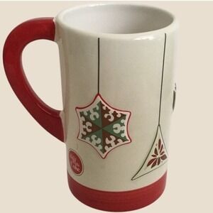 Coca Cola Vintage Christmas Holiday Coffee Mug Ceramic Tall Cup 4068 Ornaments